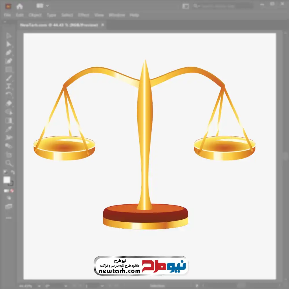 دانلود فایل eps ترازوی عدالت وکتور ترازوی عدالت با فرمت eps