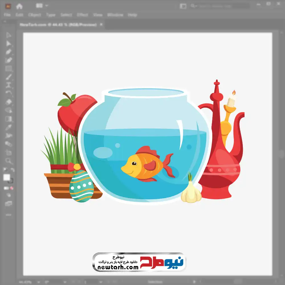 دانلود تصویر وکتوری المان های سفره هفت سین تصویر وکتوری المان های سفره هفت سین با فرمت eps