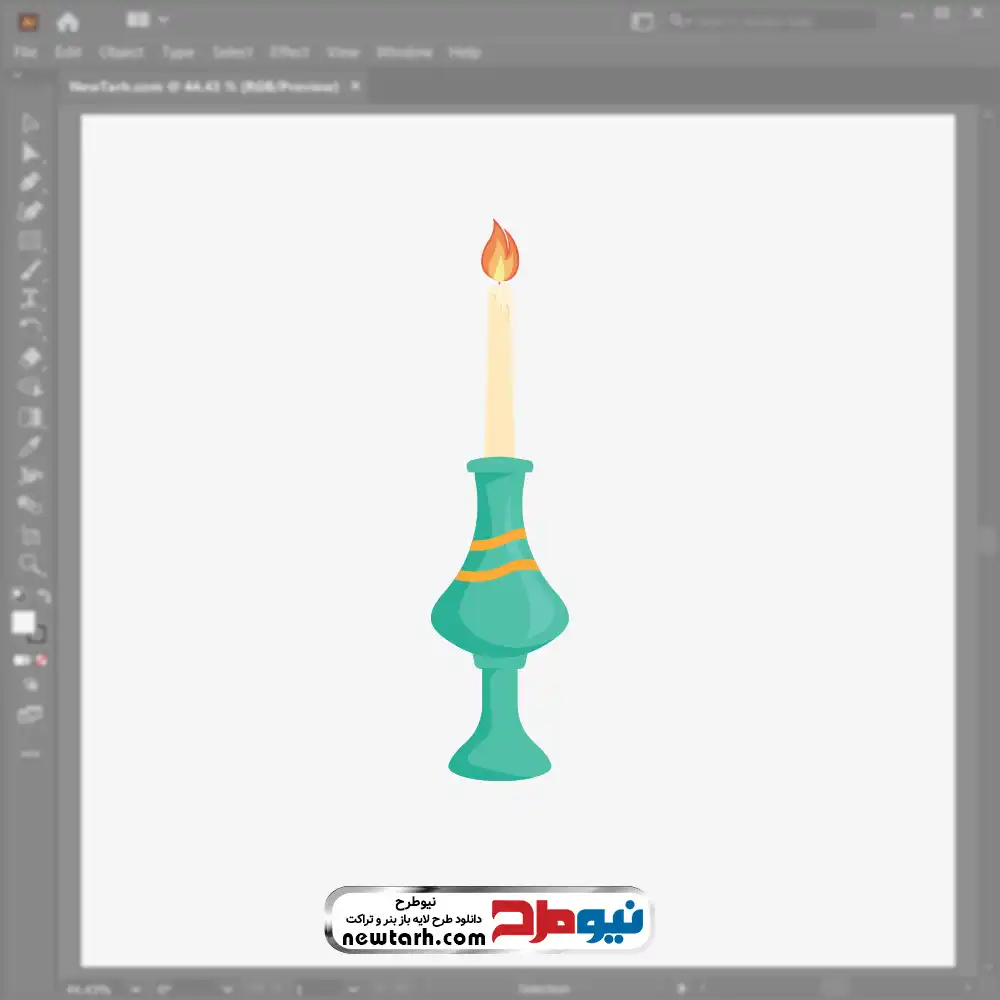 دانلود تصویر وکتور شمع در جاشمعی دانلود فایل وکتور شمع در جاشمعی با فرمت eps