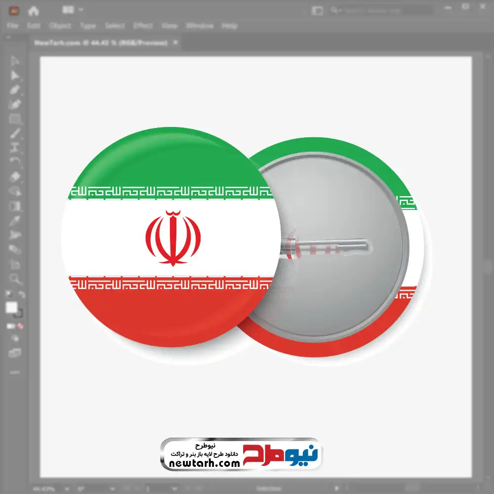 دانلود فایل وکتور بج سینه به رنگ پرچم ایران فایل وکتور بج سینه به رنگ پرچم ایران با فرمت eps