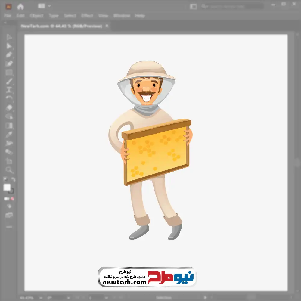دانلود فایل وکتوری زنبوردار فایل وکتوری زنبوردار با فرمت eps