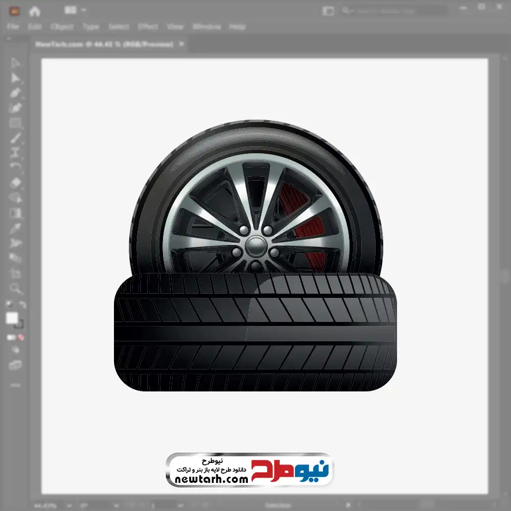 دانلود فایل وکتوری تایر ماشین فایل وکتوری تایر ماشین با فرمت eps