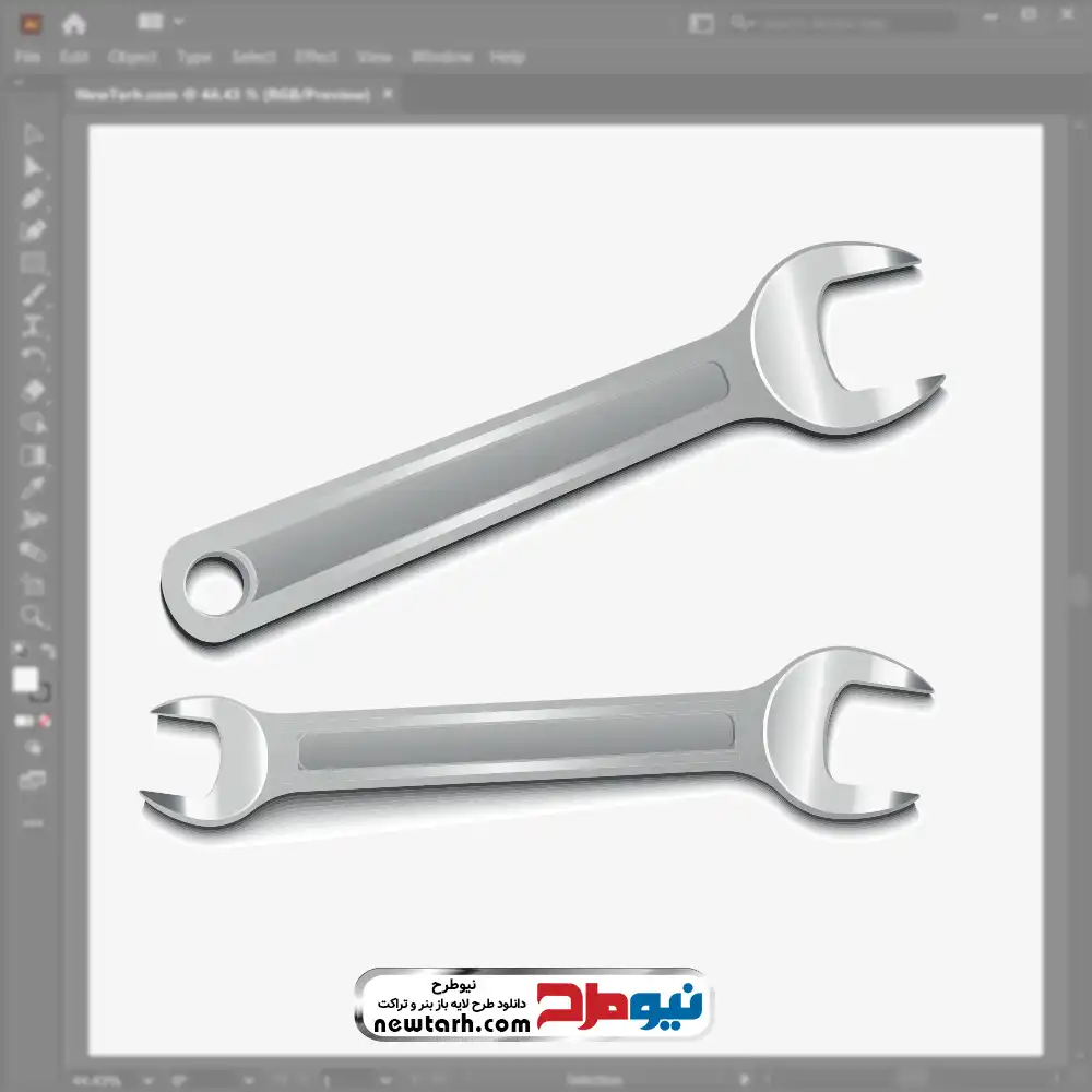 وکتور انواع آچار تصویر وکتور انواع آچار با فرمت eps