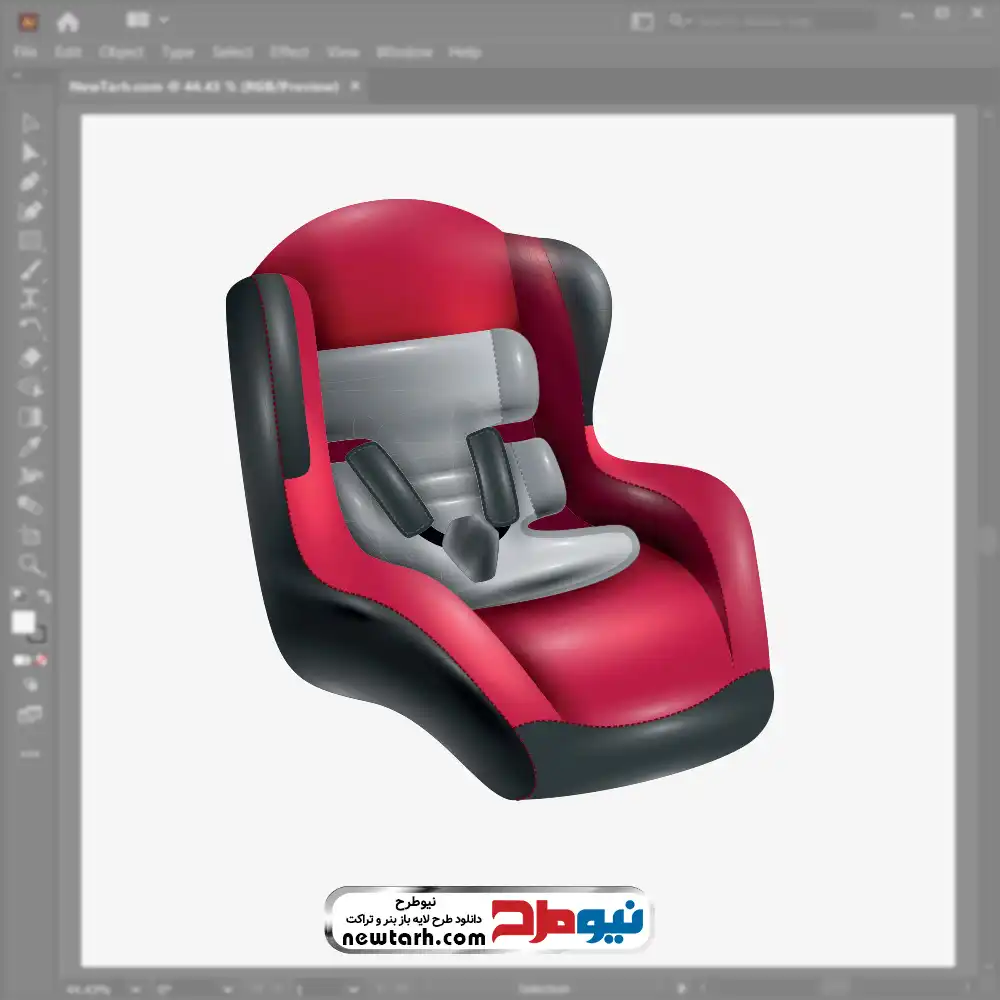 دانلود فایل وکتور صندلی ماشین کودک فایل وکتور صندلی ماشین کودک با فرمت eps