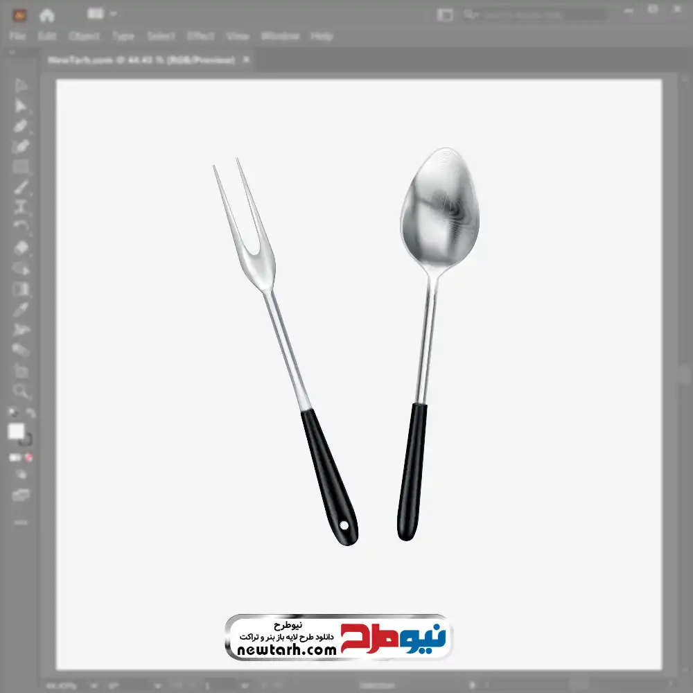 دانلود تصویر وکتوری قاشق و چنگال باربیکیو تصویر وکتوری قاشق و چنگال باربیکیو با فرمت eps