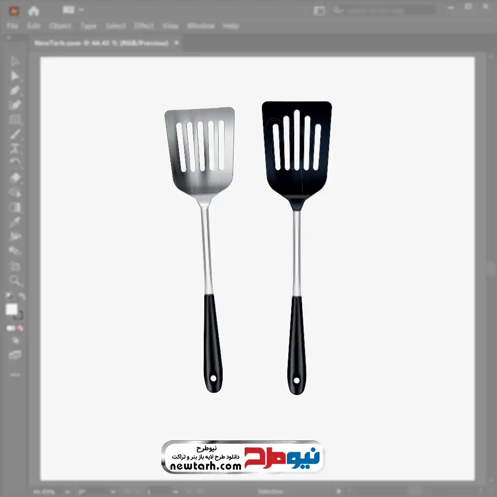 دانلود وکتور کفگیر گریل باربیکیو تصویر وکتوری کفگیر گریل باربیکیو با فرمت eps