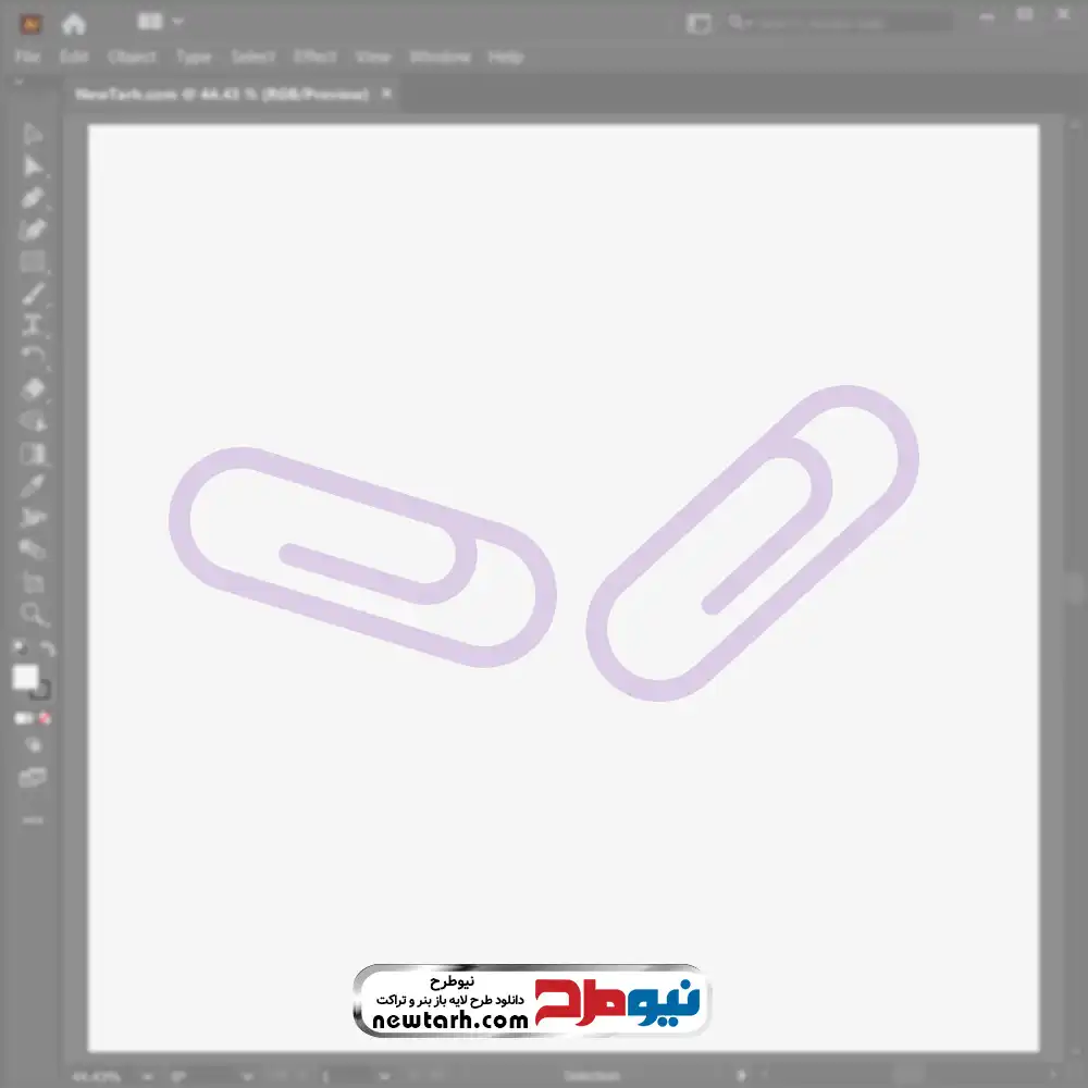دانلود فایل وکتوری گیره کاغذ فایل وکتوری گیره کاغذ با فرمت eps