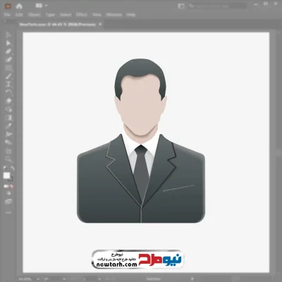 وکتور پروفایل آواتار مردانه با فرمت eps