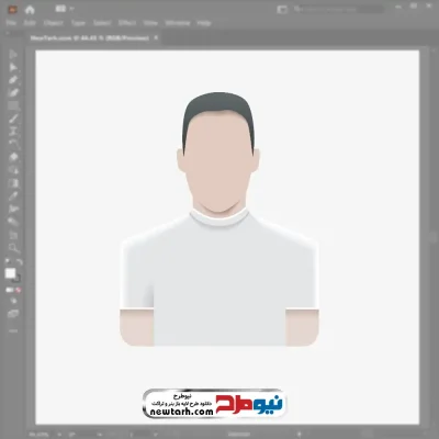 فایل وکتور پروفایل آواتار مردانه با فرمت eps