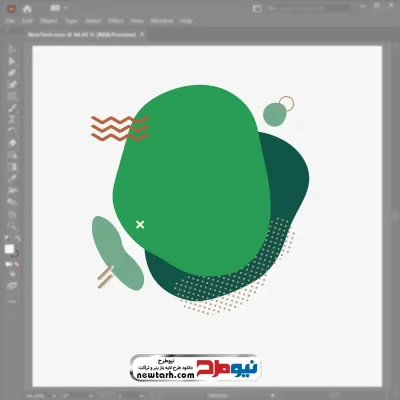 تصویر وکتور انتزاعی کادر نوشتاری برای متن با فرمت eps