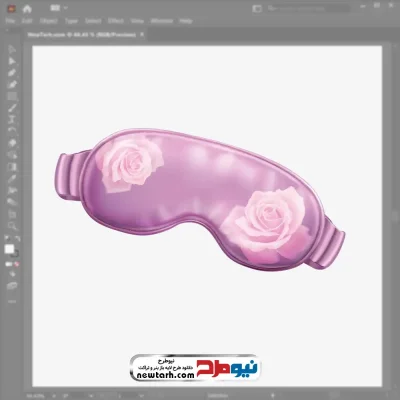 فایل وکتور چشم بند خواب با فرمت eps