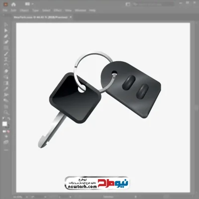 وکتور سوئیچ خودرو با فرمت eps