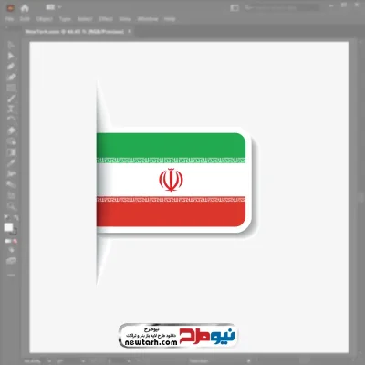 دانلود فایل وکتوری پرچم ایران با فرمت eps