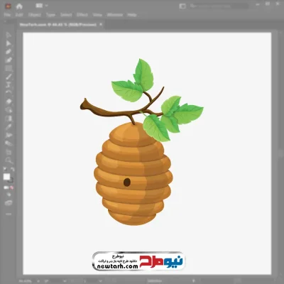  فایل وکتوری کندو عسل با فرمت eps