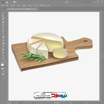 فایل وکتوری پنیر کممبر با فرمت eps