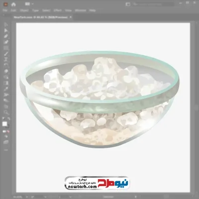 دانلود فایل وکتوری کاسه خامه فرم گرفته با فرمت eps