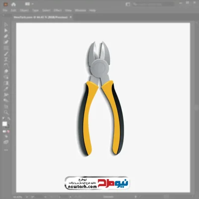 فایل وکتور انبر سیم چین با فرمت eps