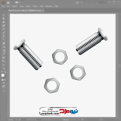 فایل وکتور پیچ و مهره با فرمت eps