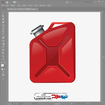 فایل وکتور قوطی سوخت با فرمت eps