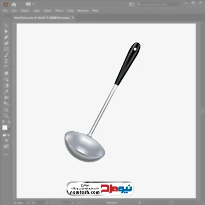 تصویر وکتوری ملاقه با فرمت eps