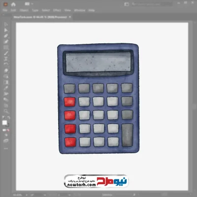 عکس وکتوری ماشین حساب با فرمت eps