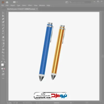 فایل وکتور خودکار با نوک ساچمه ای با فرمت eps