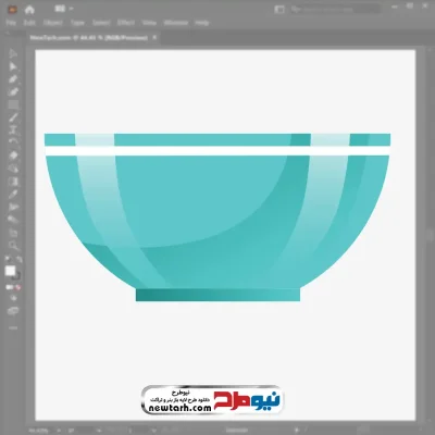 فایل وکتوری کاسه بزرگ با فرمت eps