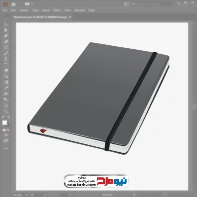 فایل وکتور دفترچه یادداشت جلد نرم لامی با فرمت eps