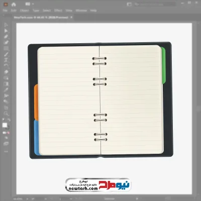 فایل وکتور دفترچه یادداشت فیلوفاکس با فرمت eps