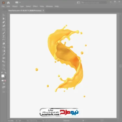 فایل وکتور پاشش آبمیوه با فرمت eps