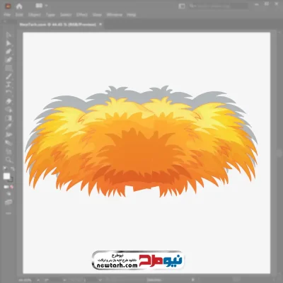 تصویر وکتور پشته کاه ینجه با فرمت eps