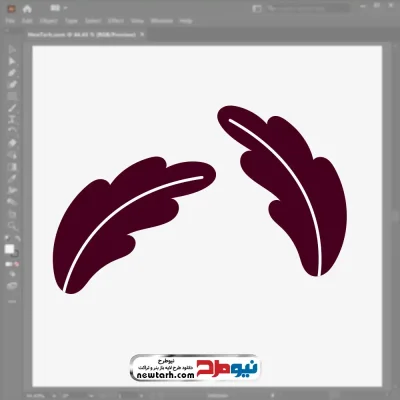 آیکون برگ با فرمت eps