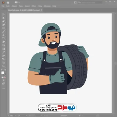 فایل وکتور تکنسین آپاراتی با فرمت eps