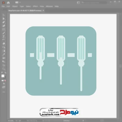 فایل وکتور ست پیچ گوشتی با فرمت eps