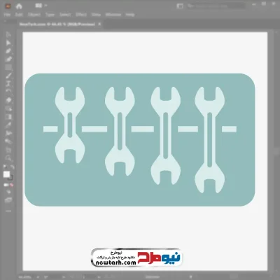 فایل وکتور ست آچار با فرمت eps