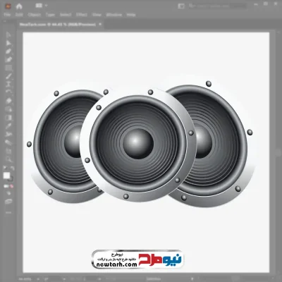 فایل وکتور بلندگو با فرمت eps