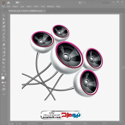 دانلود فایل وکتور بلندگو با فرمت eps