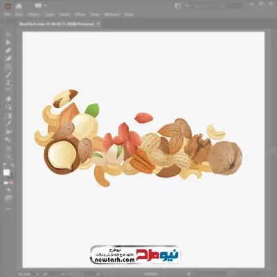 وکتور مغزیجات با فرمت eps