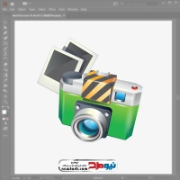فایل eps دوربین عکاسی با وکتور عکس