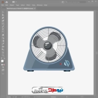 فایل وکتوری بخاری فن دار