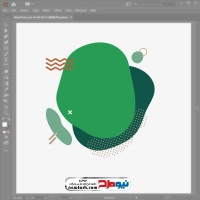 تصویر وکتور انتزاعی کادر نوشتاری برای متن
