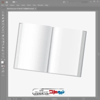 تصویر وکتوری دفتر یادداشت بدون خط