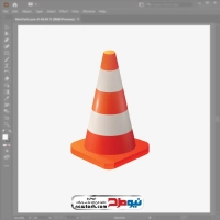 فایل وکتور مخروط ترافیکی