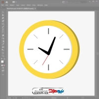 فایل وکتور ساعت دیواری