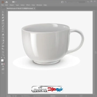 فایل وکتوری فنجان سرامیکی سفید