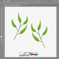 تصویر وکتوری برگ سبز