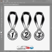 فایل وکتوری مدال قهرمانی