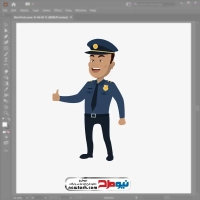 دانلود وکتور افسر پلیس