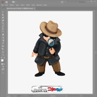 فایل وکتوری کارآگاه با ذره بین