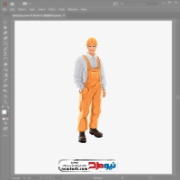 فایل وکتوری کارگر ساختمان